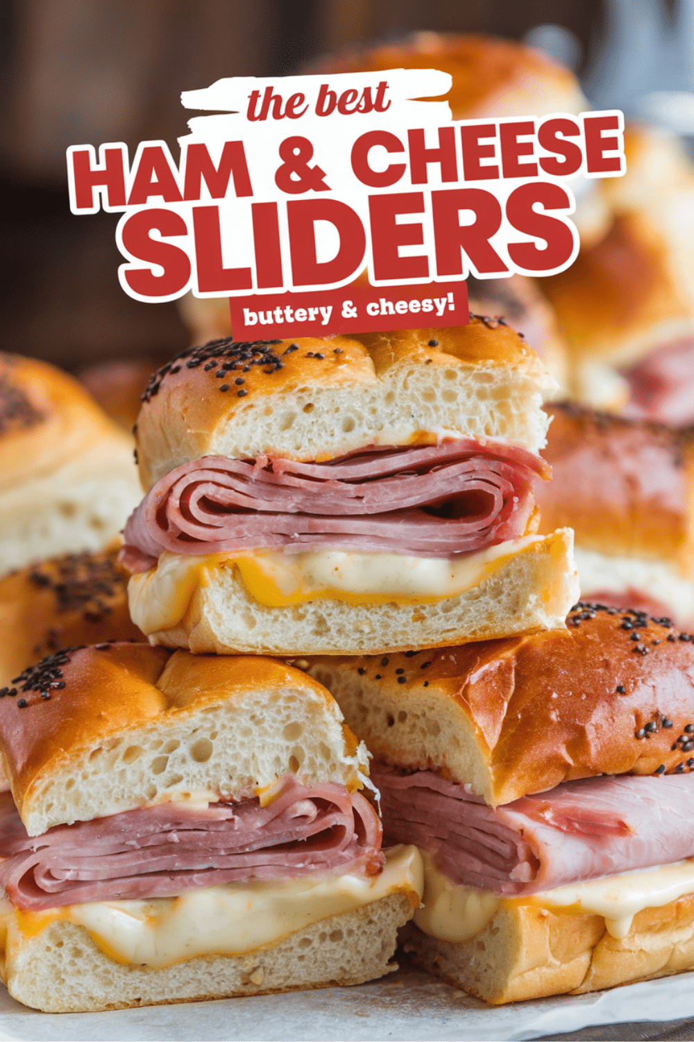 Baked Ham and Cheese Sliders