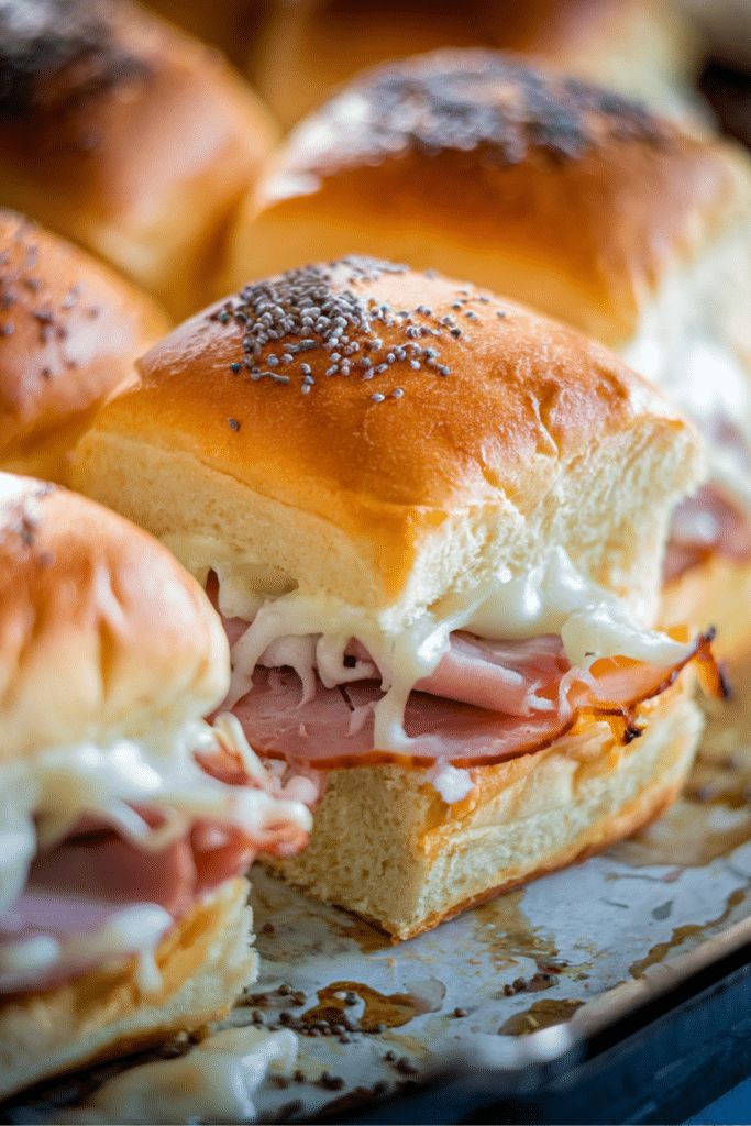 Baked Ham and Cheese Sliders