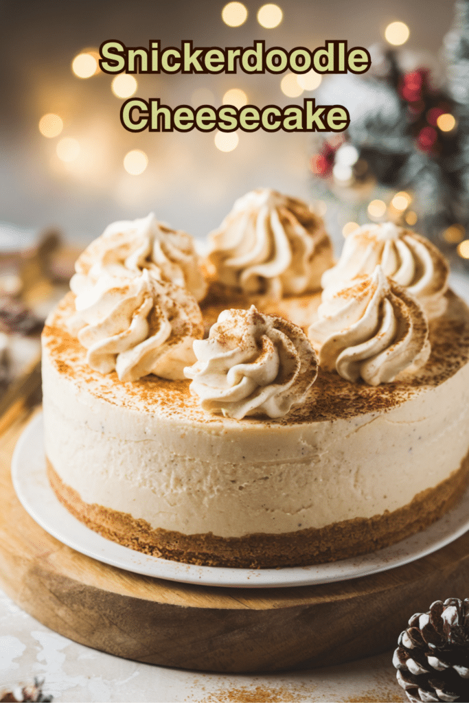 Snickerdoodle Cheesecake