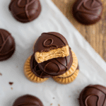 Frozen Peanut Butter Bites recipe, easy no-bake dessert