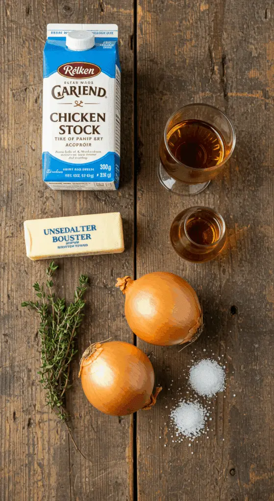 The simple, classic ingredients for a from-scratch homemade Thanksgiving Gravy.